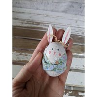 Ei Hase Holz Vintage Ornament Weihnachten Urlaub Baum von elegantcloset21