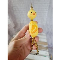 Ente Vogel Perlen Funkeln Vintage Ornament Glitzer Weihnachten Urlaub Baum Dekor von elegantcloset21