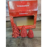 Fabulous Home Red Led Wachslicht Weihnachtsbaum Weihnachtsset von elegantcloset21