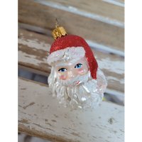 Glas Weihnachtsmann Polen Ornament Bus Gesicht Weihnachten Urlaub Haus Baum Dekor von elegantcloset21