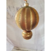Gold Funkeln Braun Ornamente Kugel Einzigartig Weihnachten Urlaub Baum von elegantcloset21