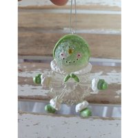 Grüner Schneemann Schneeflocke Ornament Weihnachten Urlaub Baum Wohnkultur von elegantcloset21