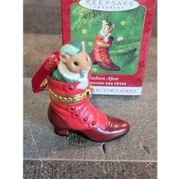 Hallmark Fashion Afoot 2000 Ornament Weihnachtsdekor Maus Mäuse von elegantcloset21