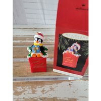 Hallmark Mama Pinguin Einkaufstasche 1996 Ornament Weihnachten Urlaub Baum von elegantcloset21