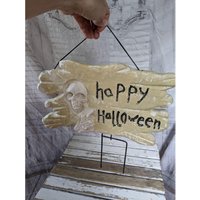 Happy Halloween Outdoor-Rasen-Dekor-Zeichen-Requisite von elegantcloset21