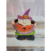 Keramik Hexe Kerzenhalter Mini Teelichthalter Halloween Wohnkultur von elegantcloset21