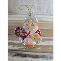 Keramik Mrs Claus Oma Backen Ornament Weihnachten Urlaub Wohndekor Vintage von elegantcloset21