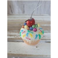 Kirschbaum Cupcake Streusel Ornament Weihnachtsbaum von elegantcloset21