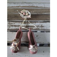 Kurt Adler Ballerina Schuhe Katze 1984 Ornament Weihnachten Urlaub Porzellan Baum von elegantcloset21