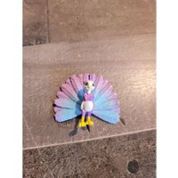 Lila Pfau Tier Zoo Spielzeug Figur von elegantcloset21