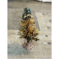Mini Baum Gelb Orange Dorf Accessoire Weihnachtsdeko von elegantcloset21