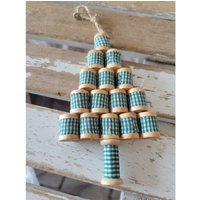 Nähgarnrolle Baum Handwerk Ornament Weihnachten von elegantcloset21