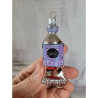 Patricia Breen Schwarze Katze Farbtube Halloween Flaschenverzierung Weihnachtsbaumdekor von elegantcloset21