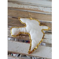 Perlen Taube Vogel Ornament Stück Pailletten Weihnachten Urlaub Baum Wohnkultur Vintage von elegantcloset21