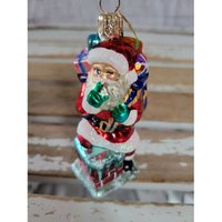 Radko Geheime Santa Schornstein Edelstein Stern Tasche Präsentiert Ornament Weihnachten Urlaub Baum von elegantcloset21
