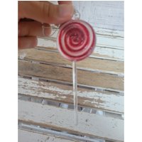 Roter Lollipop Candyland Ornament Weihnachten Urlaub Baum Wohndekor Vintage von elegantcloset21