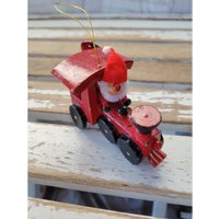 Russ Holz Santa Zug Lokomotive Transport Ornament Weihnachten Urlaub Baum von elegantcloset21