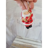 Russ Vintage Santa Seil Hängende Ornament Weihnachtsbaum Urlaub Wohnkultur von elegantcloset21