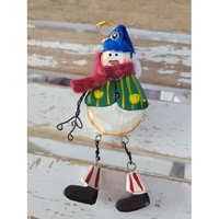 Schneemann Aus Holz Gegliedert, Wie Es Ornament Weihnachtsbaum Ist von elegantcloset21