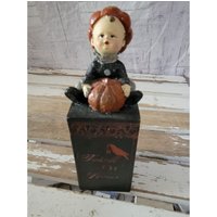 Sparkle Trick Or Treat Kürbis Steampunk Shabby Chic Dekor Home Office von elegantcloset21