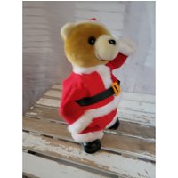 Vintage Bär Tanzen Weihnachtsmann Singen Animierten Sound Xmas Wohnkultur von elegantcloset21