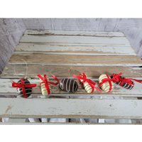 Vintage Süßigkeiten Schokolade Ornamente Set Weihnachten Urlaub Baum Von 6 von elegantcloset21
