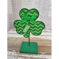 st Patrick's Day Jubelt Dreiblättriges Kleeblatt Wohndekor Shabby Chic Funkeln Einzigartige Küche st Patrick's Day Jubelt Dreiblättriges Kleeblatt Wohndekor Shabby Chic Funkeln Einzigartige Küche von elegantcloset21