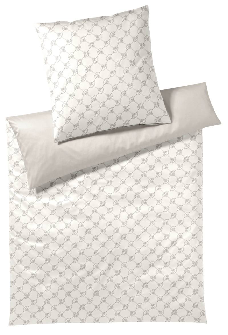 Elegante Bettwäsche Joop! 155x220 cm CORNFLOWER DOUBLE in Cornflower Double light creme von elegante