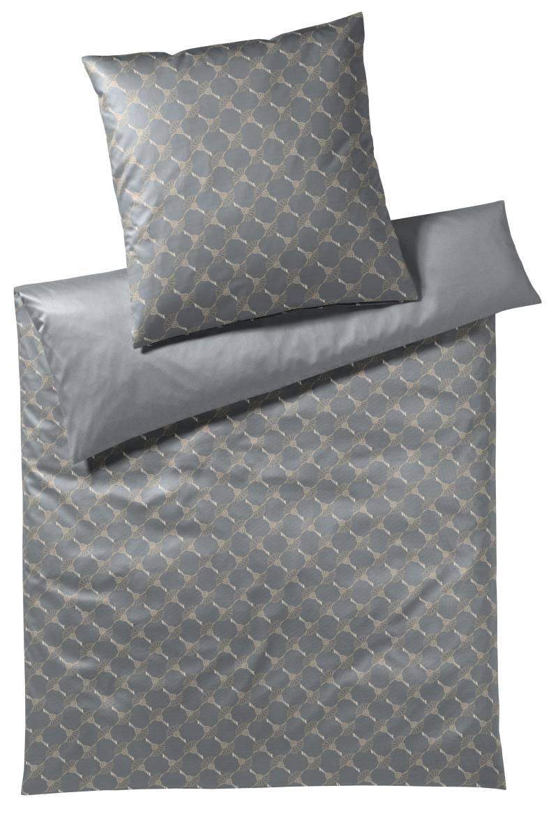 Elegante Bettwäsche Joop! 155x220 cm CORNFLOWER GARDIANT in Cornflower Gradiant grau von elegante