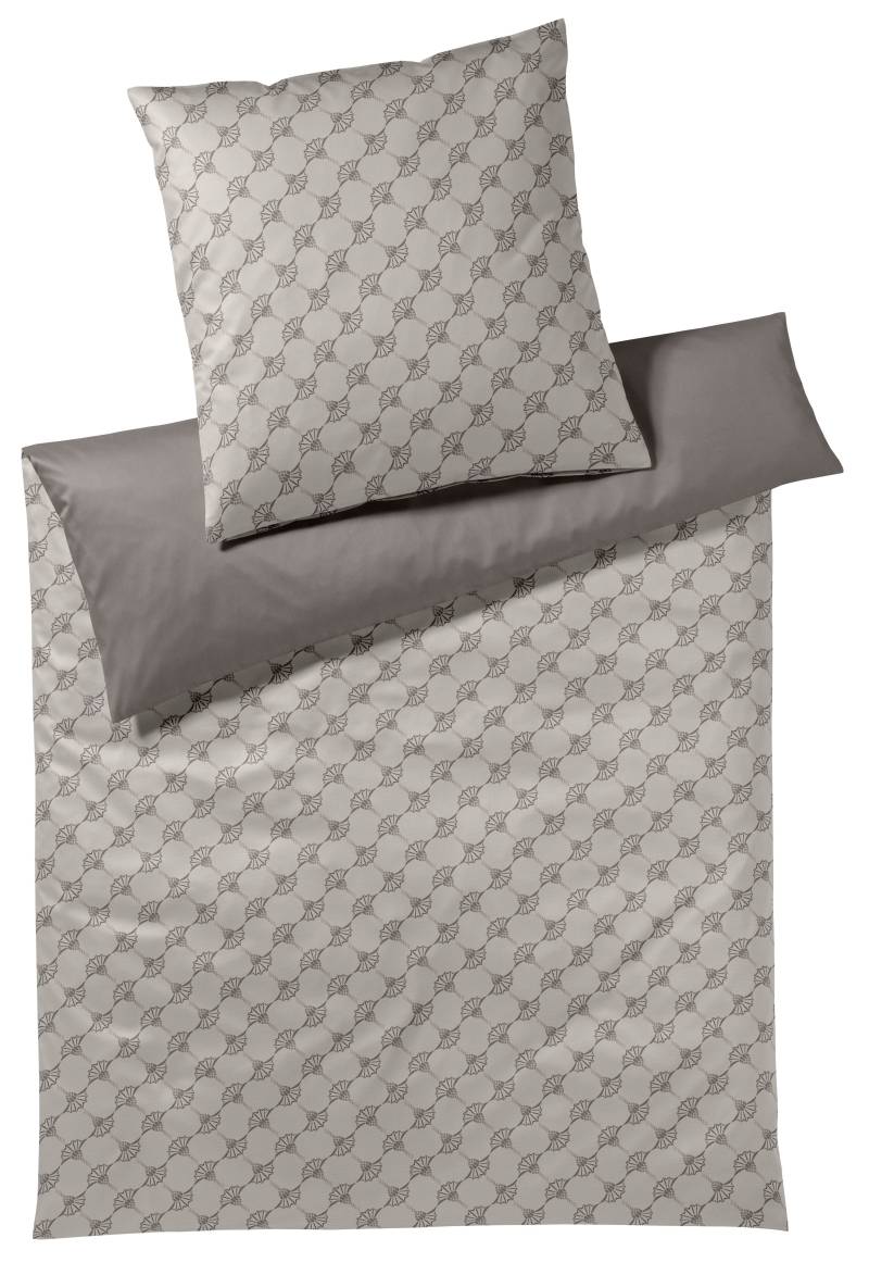 Elegante Bettwäsche Joop! 155x220cm CORNFLOWER DOUBLE in Cornflower Double grau von elegante