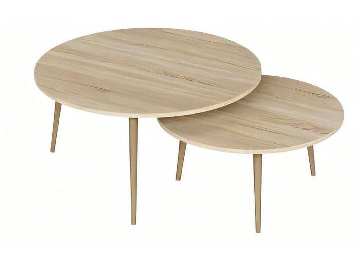 JVmoebel Beistelltisch Elegante braune Holz-Beistelltische im modernen Stil (Beistelltisch 1, Beistelltisch 2), Made in Europe, braun von elegante