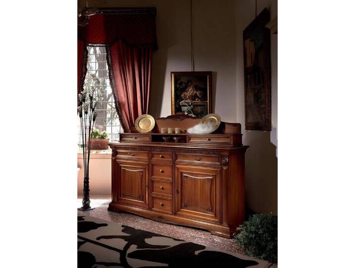 JVmoebel Buffet Große Barock Kommode in Braun - Elegante Anrichte und Konsole Made in Europa, braun JVmoebel Buffet Große Barock Kommode in Braun - Elegante Anrichte und Konsole Made in Europa, braun von elegante