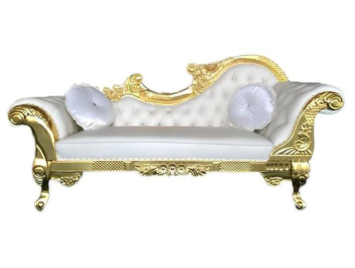 JVmoebel Chesterfield-Sofa Elegante Chesterfield Recamiere im antiken Stil Chaiselongue, Made in Europa, weiß JVmoebel Chesterfield-Sofa Elegante Chesterfield Recamiere im antiken Stil Chaiselongue, Made in Europa, weiß von elegante