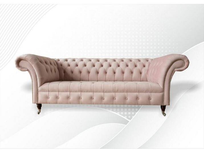 JVmoebel Chesterfield-Sofa Elegante Chesterfield Sofa im modernen Stil Neuheiten, Made in Europa, rosa JVmoebel Chesterfield-Sofa Elegante Chesterfield Sofa im modernen Stil Neuheiten, Made in Europa, rosa von elegante
