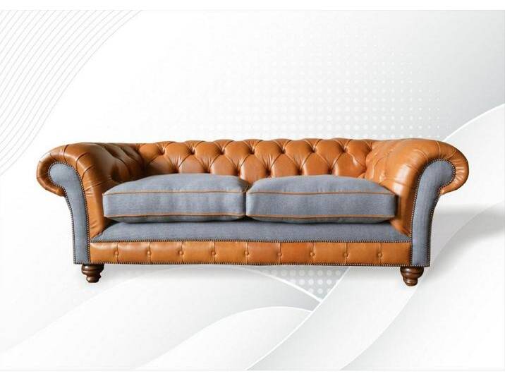 JVmoebel Chesterfield-Sofa Zeitlos elegante Möbel für das Zuhause und das Büro, Made in Europa, braun JVmoebel Chesterfield-Sofa Zeitlos elegante Möbel für das Zuhause und das Büro, Made in Europa, braun von elegante