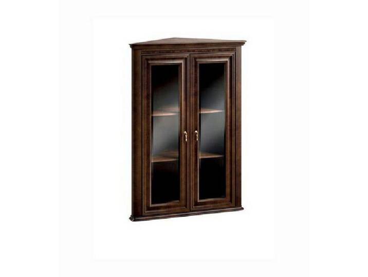 JVmoebel Eckschrank Klassischer Vitrinenschrank in Braun - Elegante Vitrine Made in Europa, braun JVmoebel Eckschrank Klassischer Vitrinenschrank in Braun - Elegante Vitrine Made in Europa, braun von elegante