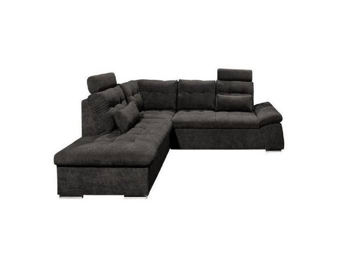 JVmoebel Ecksofa Elegante L-förmige Polstersofa mit Schlaffunktion, Made in Europa, schwarz von elegante