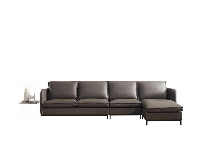 JVmoebel Ecksofa Elegante Leder Eckcouch im italienischen Stil für Ihr Wohnzimmer, Made in Europa, schwarz JVmoebel Ecksofa Elegante Leder Eckcouch im italienischen Stil für Ihr Wohnzimmer, Made in Europa, schwarz von elegante