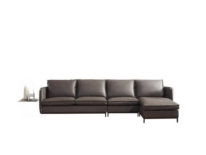 JVmoebel Ecksofa Elegante Leder Eckcouch im italienischen Stil für Ihr Wohnzimmer, Made in Europa, schwarz JVmoebel Ecksofa Elegante Leder Eckcouch im italienischen Stil für Ihr Wohnzimmer, Made in Europa, schwarz von elegante