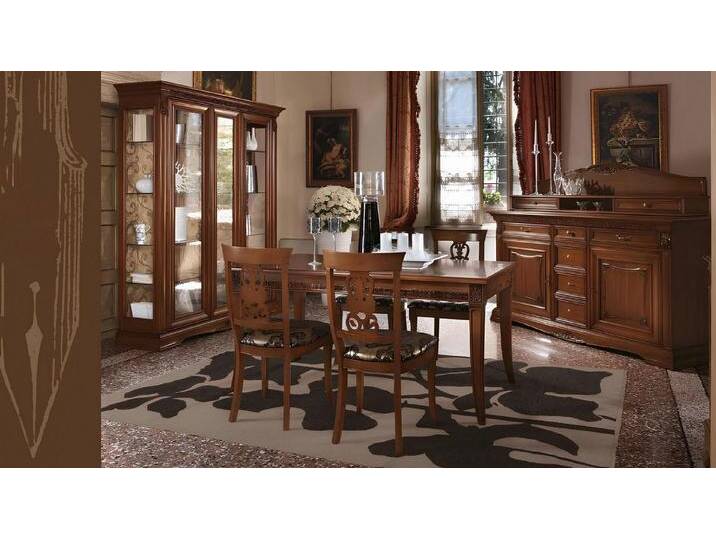 JVmoebel Esstisch Elegante Esstische aus Holz im Barock-Rokoko Stil, Braun (Esstisch), Made in Italy, braun von elegante