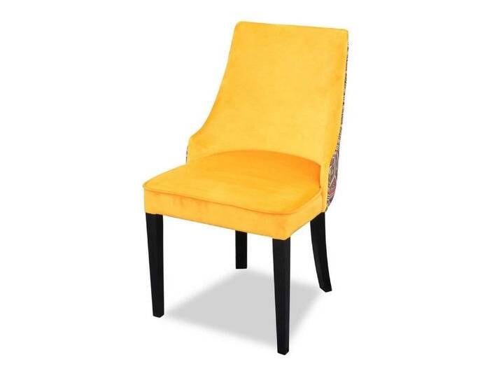 JVmoebel Esszimmerstuhl Elegante Holzstühle im modernen Design – Komfortable Lehnsessel (1 St), Made in Europa, gelb von elegante
