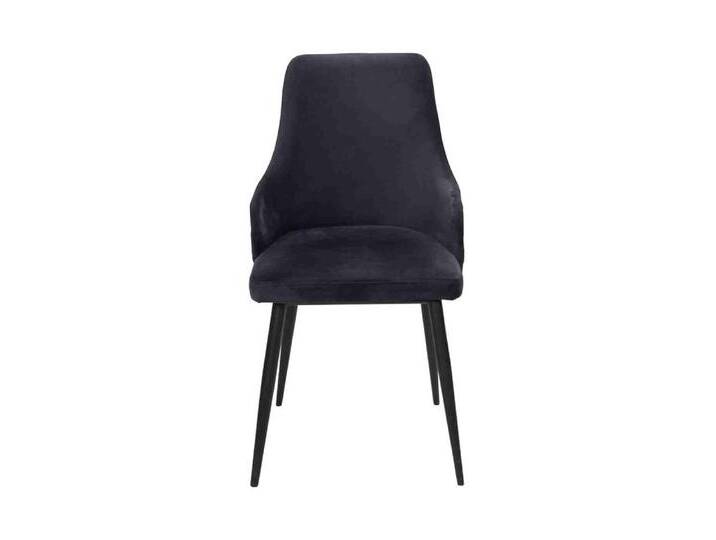 JVmoebel Esszimmerstuhl Elegante schwarze Esszimmerstühle im modernen Design, 2er Set (2 St), Made in Europa, schwarz von elegante