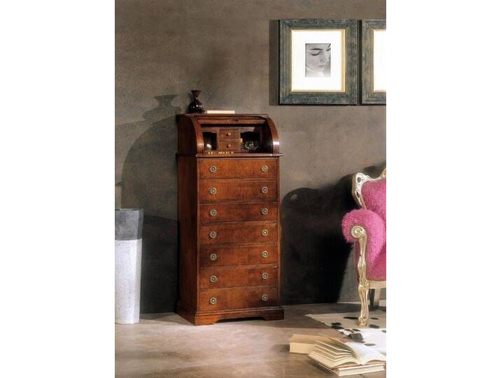 JVmoebel Hochkommode Elegante Kommode mit großzügigem Stauraum für modernes Wohnen (1 St), Made in Europa, braun von elegante