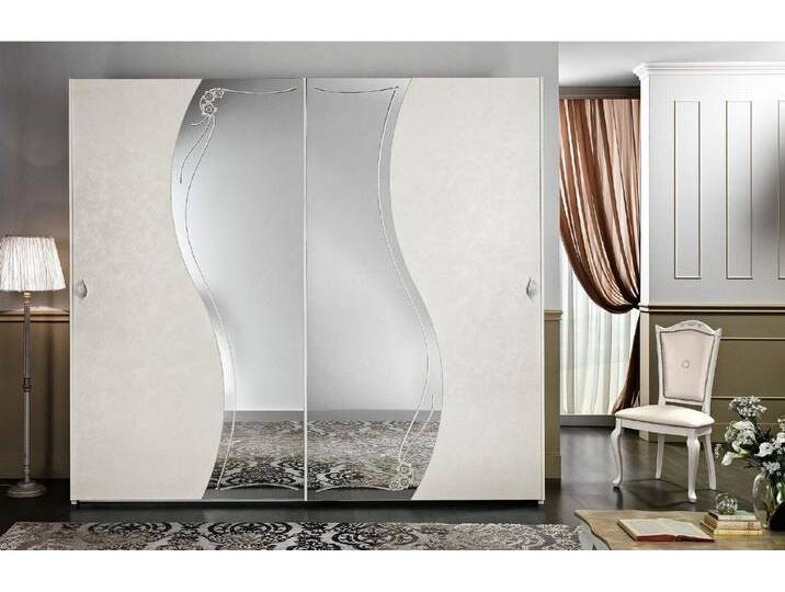 JVmoebel Kleiderschrank Elegante Holzschränke für italienische Wohnstile Tipps Made in Europa, weiß von elegante