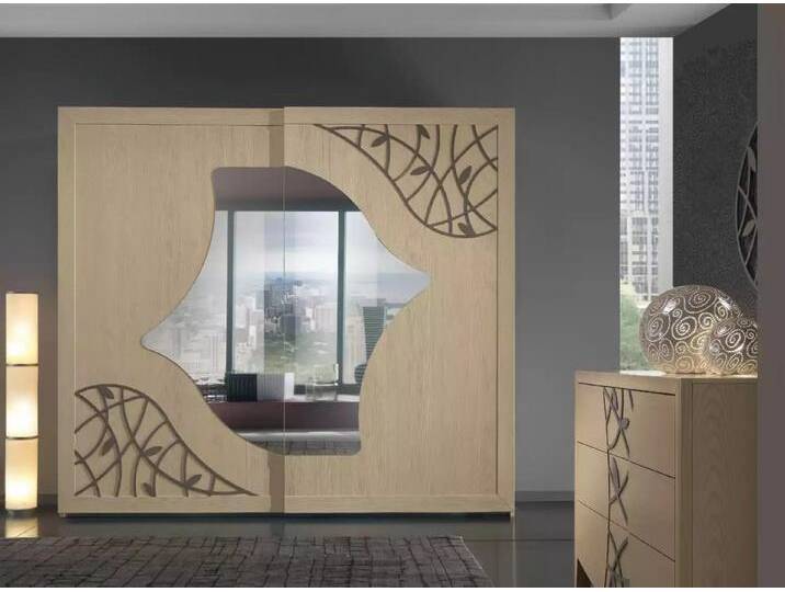 JVmoebel Kleiderschrank Elegante beige Holzschränke für stilvolle Bekleidungsspeicherung (1-St., 1x Kleiderschrank) Made in Europa, beige von elegante