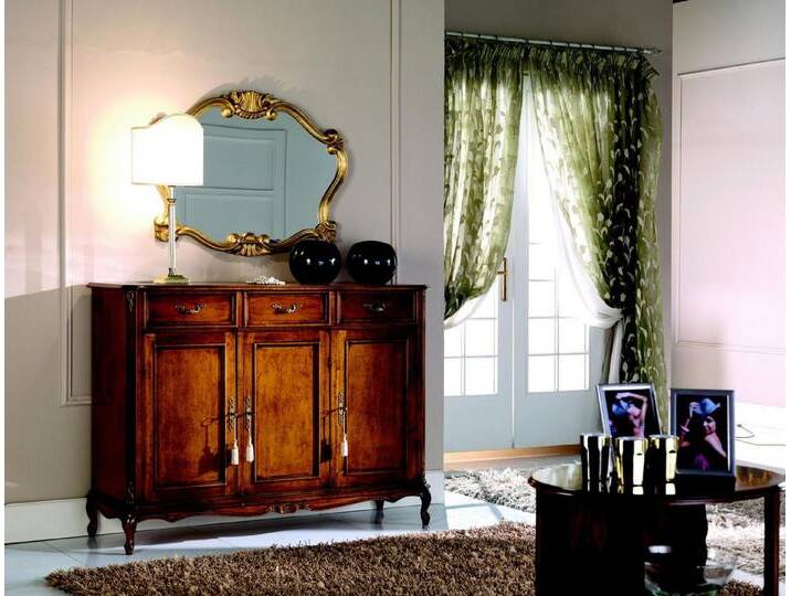 JVmoebel Kombikommode Barocke Kommode im italienischen Stil - Elegante Schränke (Kombikommode), Made in Europa, braun von elegante