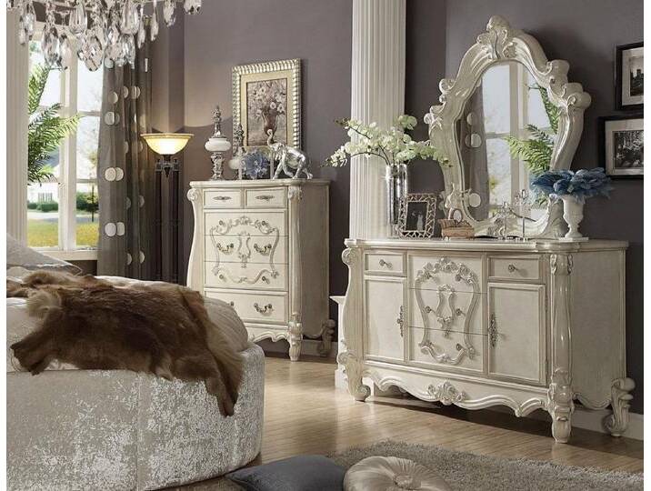 JVmoebel Kommode Barocke Rokoko Kommode - Elegante Buffet-Schrankmöbel, Made in Europa, weiß JVmoebel Kommode Barocke Rokoko Kommode - Elegante Buffet-Schrankmöbel, Made in Europa, weiß von elegante