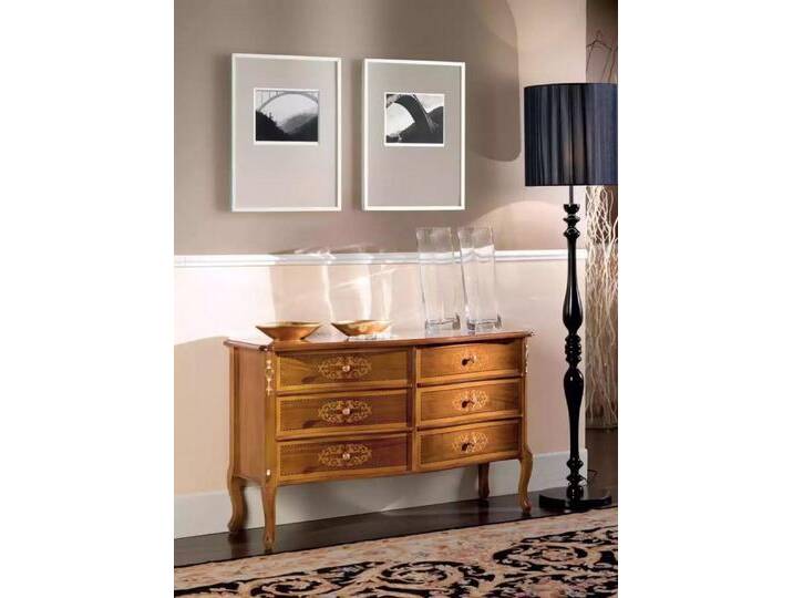 JVmoebel Kommode Elegante Holzkommode in Braun – Klassisches Möbelstück (1 St., Kommode), Made in Europa, braun von elegante