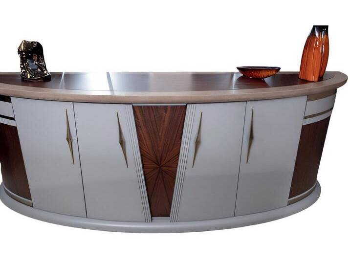 JVmoebel Kommode Elegante braune Holz-Konsole im modernen Design, Made in Europe, braun JVmoebel Kommode Elegante braune Holz-Konsole im modernen Design, Made in Europe, braun von elegante