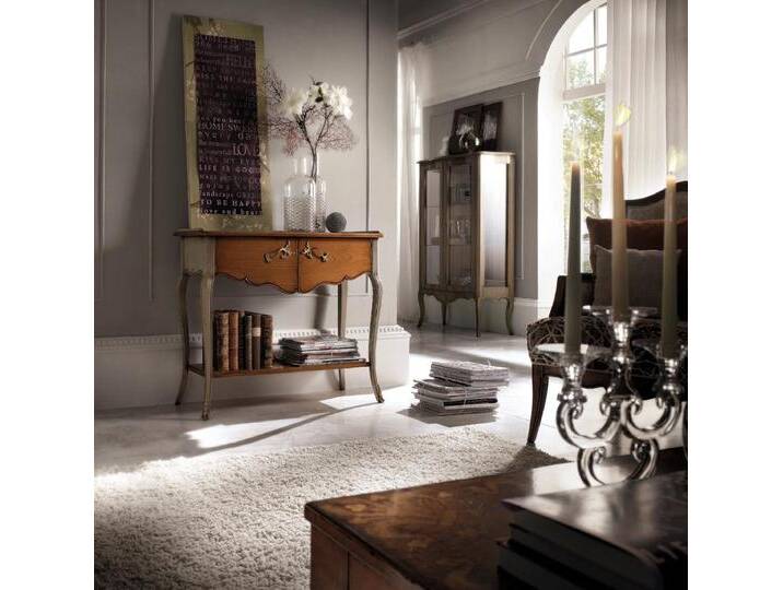 JVmoebel Konsolentisch Holz Beistelltisch Konsole - Elegante Telefonmöbel für jeden Raum, Made in Europa, braun von elegante